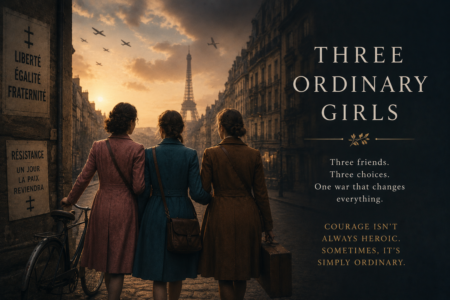 Three Ordinary Girls by Tim Brady – A Remarkable True Story of Courage, Resistance, and Heroism